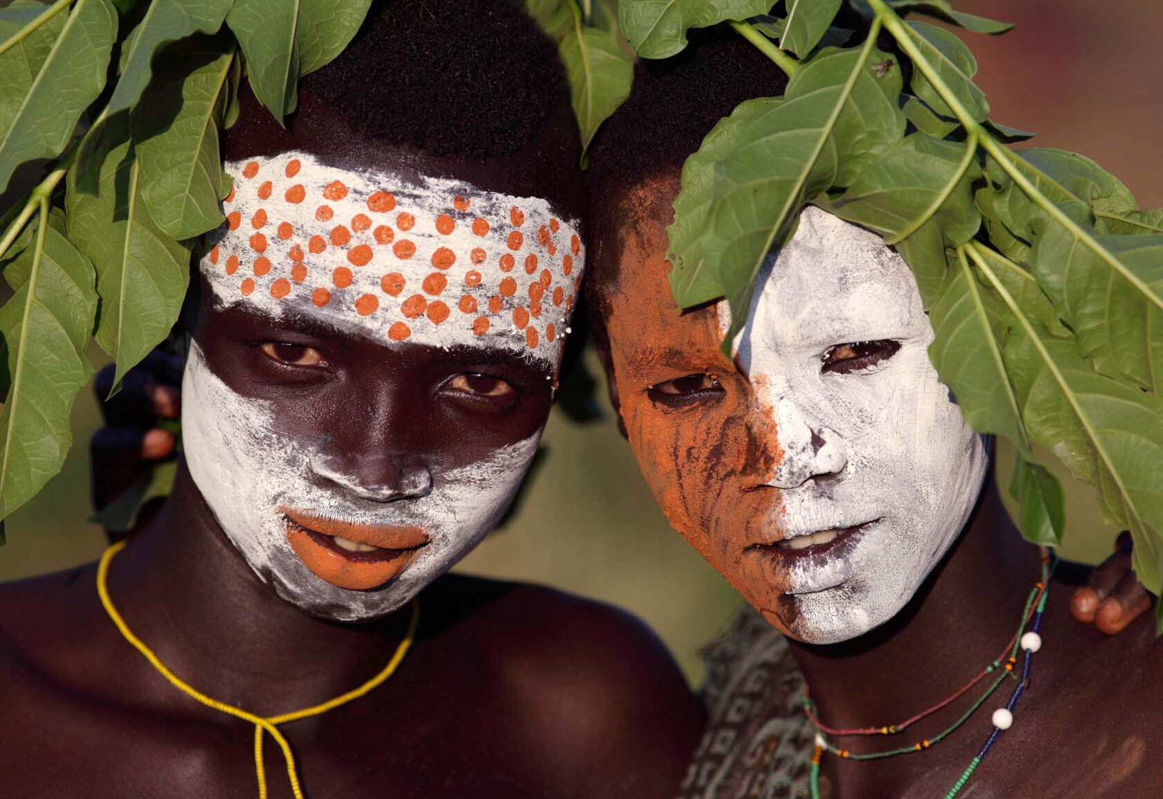 Ethiopian Landscape with People